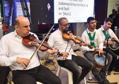 Lebanese School of Blind and Deaf Band performing at the ABLE Summit 2019.