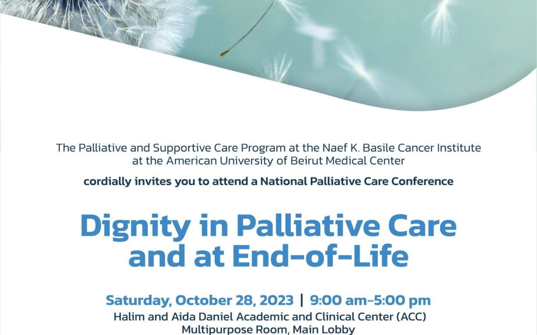 Palliative Care National Conference: Dignity in Palliative Care and End-of-Life